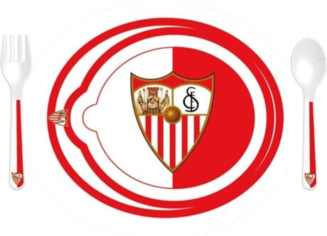 Sevilla Futbol Club Conjunto de Cozinha SFC66451-40-U Vermelho (Plástico)