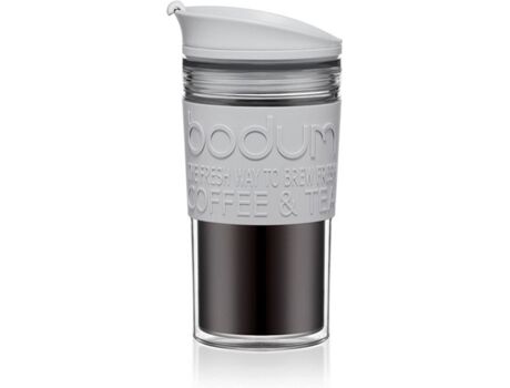 Bodum Caneca de Viagem Travel Branco e Transparente (0.35L)