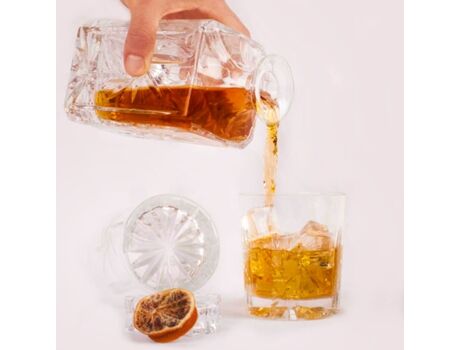 Franquihogar Conjunto de Scotch Whisky (26 x 9 cm - 6 ø x 6,4 cm)