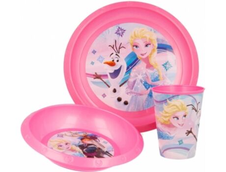 Frozen Conjunto de Cozinha FRO65845-30-U Rosa (Plástico)