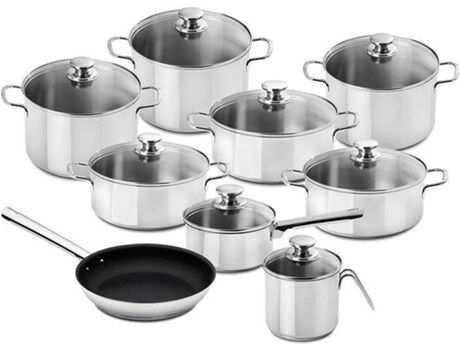 Silampos Trem de Cozinha Alfama Glass (9 Peças)