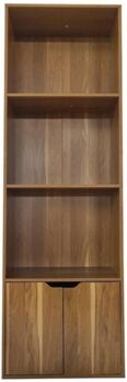 S/marca Estante Konz Sky (Castanho - 58x182x29cm - Aglomerado Madeira)