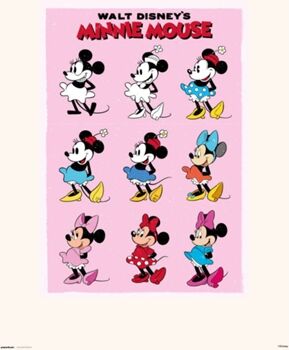 Minnie Mouse Print 30X40 cm Evol