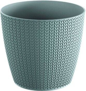 Prosperplast Vaso Wheaty (Cinzento - 25.8 x 25.8 x 22.9 cm)