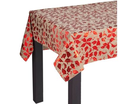 Lolahome Toalha de Mesa Vermelho (220x140 cm - Tela)