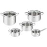 Set de vase pentru gătit 10 buc. din inox Cook Eat – Tefal