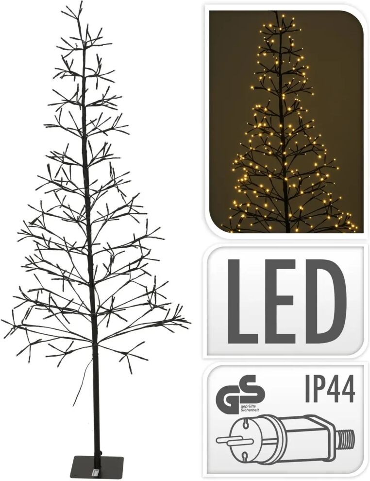 Ambiance Brad de Crăciun, cu 280 de LED-uri, 150 cm