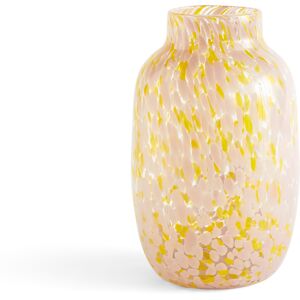 Hay - Splash Vase Round - Light Pink And Yellow - Rosa,Gul - Vaser