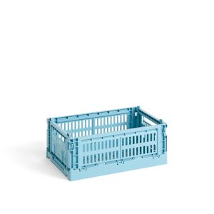 Hay - Hay Colour Crate S - Light Blue - Blå - Korgar Och Lådor