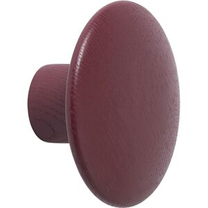 Muuto - The Dots Burgundy Small - Burgundy - Röd - Krokar