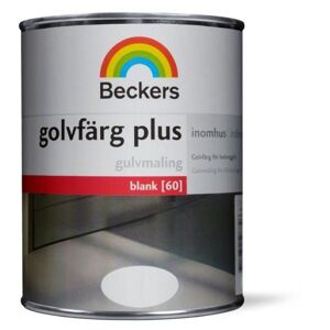 Beckers Golvfärg, Plus Blank, 1l, Vit, Färg & Tapeter