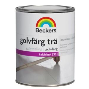 Beckers Golvfärg, Trä Halvblank, 1l, Vit, Färg & Tapeter