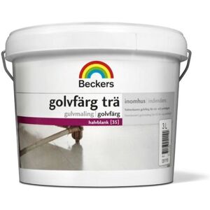 Beckers Golvfärg, Trä Halvblank, 10l, Valfri Kulör, Färg & Tapeter