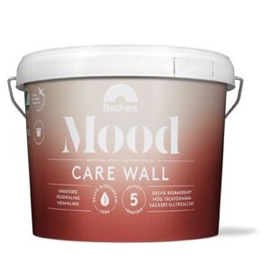 Beckers Väggfärg, Mood Care Wall 5 Helmatt, 3l, Vit, Färg & Tapeter