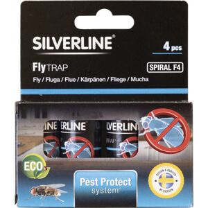 Silverline Flugfälla spiral, 4-pack