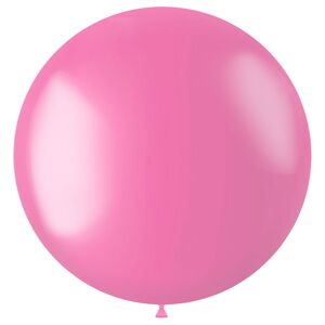 FOLAT Rund Ballong XL Metallic Rosa