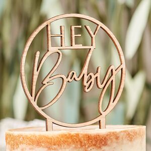 GINGER RAY Cake Topper Trä Hey Baby