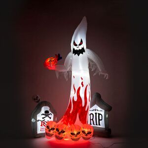 CARNIVAL TOYS Uppblåsbart Spöke med LED Dekoration
