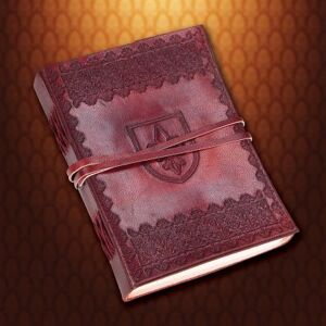 Windlass Fleur de Lis Leather Journal