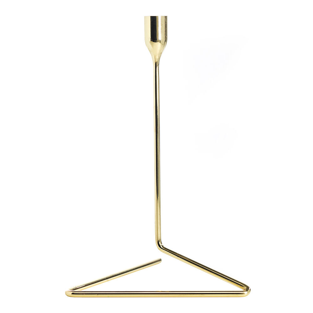 Born in Sweden Puzzle Ljusstake 26 cm Guld