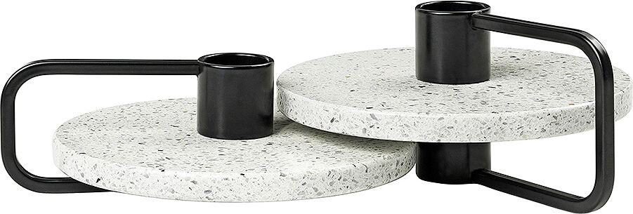 Blomus Castea Ljusstake 2-pack Terrazzo