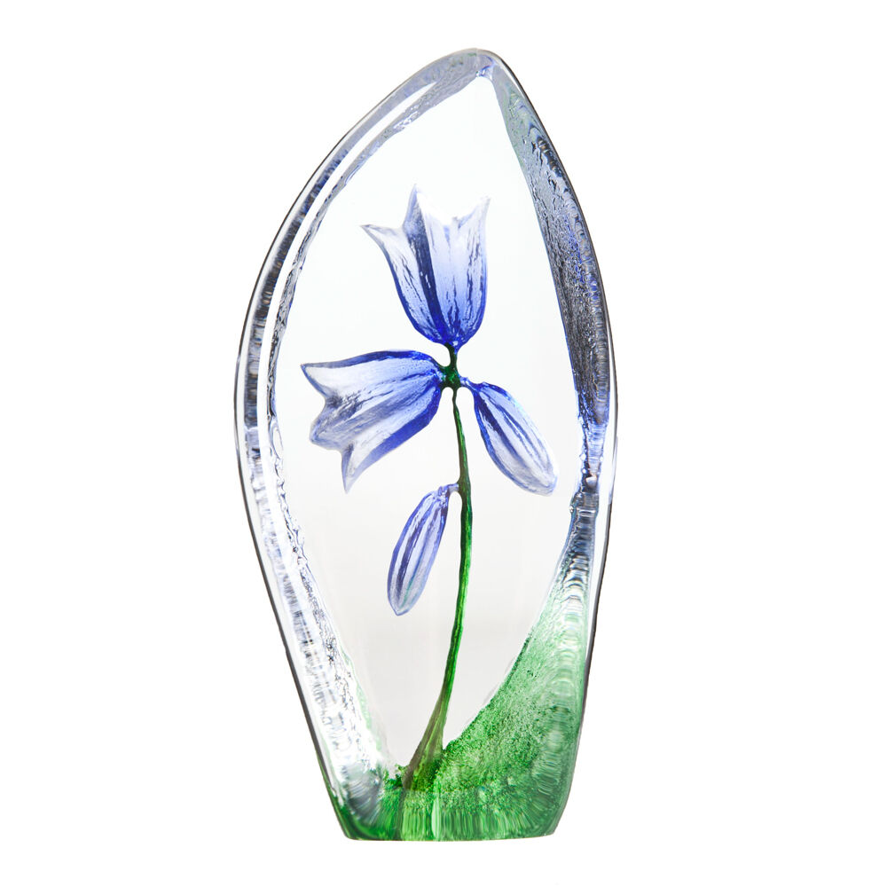 Målerås Glasbruk Floral Fantasy Blåklocka 11,5 cm Blå