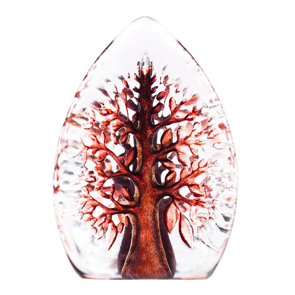 Målerås Glasbruk Folia Yggdrasil 7 cm Röd
