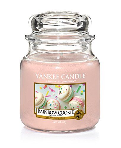 Yankee Candle stearinljus liten burk doftande ljus Medium Jar Candle Rainbow Cookie