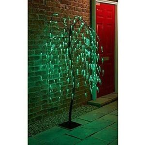 The Seasonal Aisle 240 Green Mains Weeping Willow Lighted Trees & Branches green 152.0 H x 24.0 W x 24.0 D cm