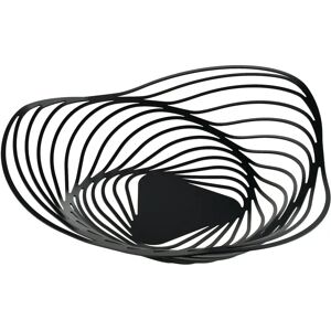 Alessi Abstract Decorative Bowl in Black black 10.0 H x 43.0 W x 43.0 D cm