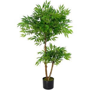 The Seasonal Aisle Luxury Ruscus Tree in Pot 100.0 H x 60.0 W x 60.0 D cm