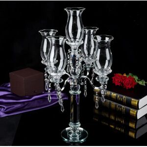 Rosdorf Park Crystal Candelabra 55.0 H x 33.0 W x 33.0 D cm