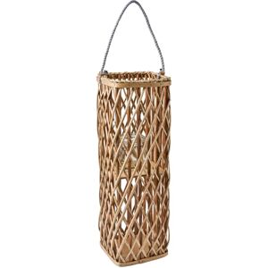 17 Stories Lantern - Dormeur brown 71.0 H x 25.0 W x 25.0 D cm