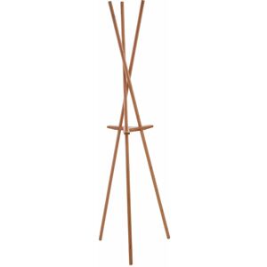 Premier Housewares - Coat Stand Bamboo Free Standing Coat Hanger for Hallway Natural Renewable Wood Contemporary Design w52 x d52 x h175cm