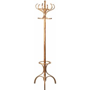 Oak Finish Floor Standing Coat Stand - Premier Housewares