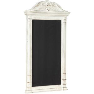 BISCOTTINI Blackboard with white wooden frame Easel Wall-mounted blackboard writable Erasable reminder board Bar Restaurants menu