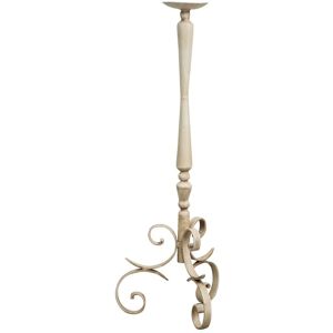 BISCOTTINI Wrought iron candlestick stand L27XD27XH82 cm