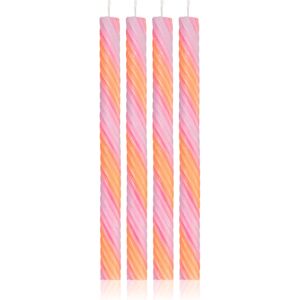 54 Celsius Rope Candles Orange decorative candle 4x28 cm