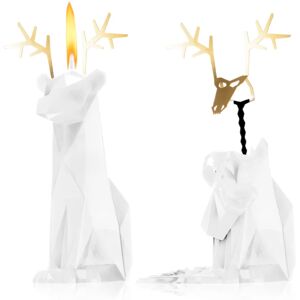 54 Celsius PyroPet DYRI (Reindeer) decorative candle white 22 cm