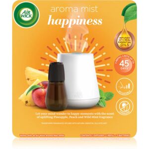 Air Wick Aroma Mist Happiness aroma diffuser with refill + battery 20 ml