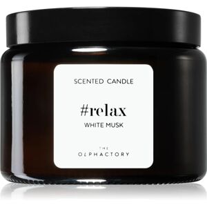 Ambientair The Olphactory White Musk scented candle (brown) Relax 360 g