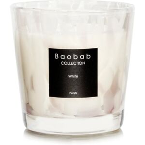 Baobab Collection Pearls White scented candle 8 cm