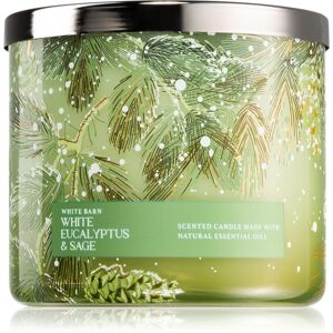 Bath & Body Works White Eucalyptus & Sage scented candle 411 g