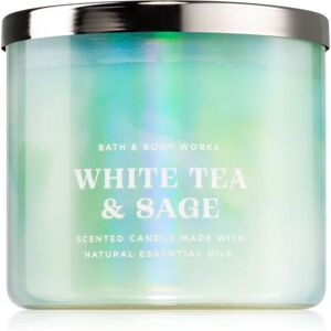 Bath & Body Works White Tea & Sage scented candle 411 g