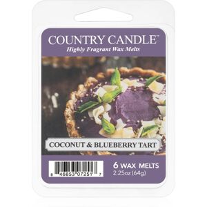 Country Candle Coconut & Blueberry Tart wax melt 64 g