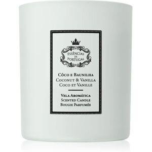 Essencias de Portugal + Saudade Natura Coconut & Vanilla scented candle 180 g