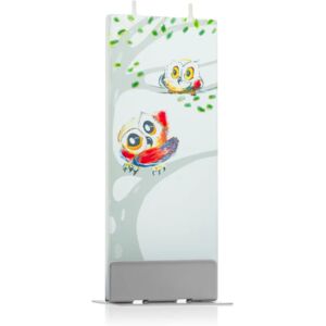 Flatyz Nature Two Owls decorative candle 6x15 cm