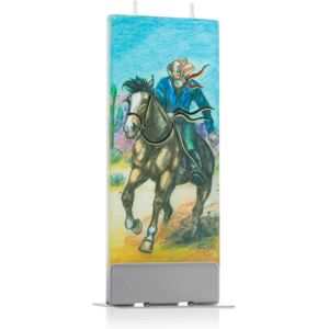 Flatyz Nature Cowboy On Horse decorative candle 6x15 cm