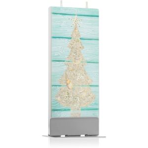 Flatyz Holiday Sand Christmas Tree on Driftwood decorative candle 6x15 cm