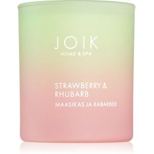 JOIK Organic Home & Spa Strawberry & Rhubarb scented candle 150 g